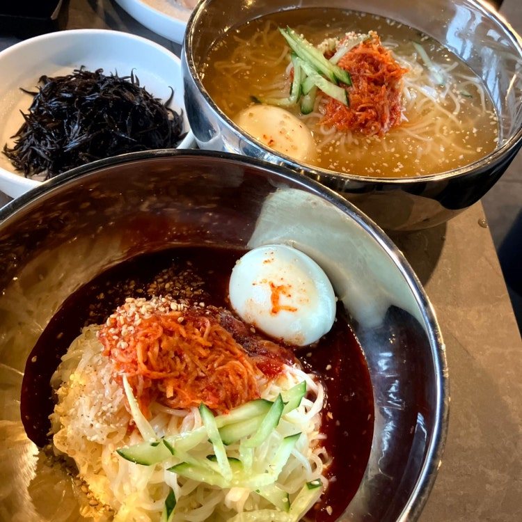고도칸 물/비빔밀면 — 비빔밀면과 물밀면 두 그릇